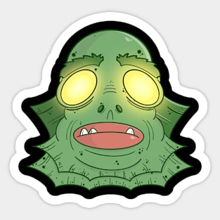 Fishman Creature Sticker